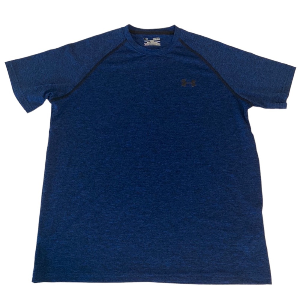 Under Armour Loose Heat Gear Shirt Medium Blue